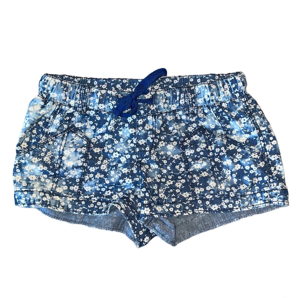 Mossimo Distressed Floral Cotton Shorts S